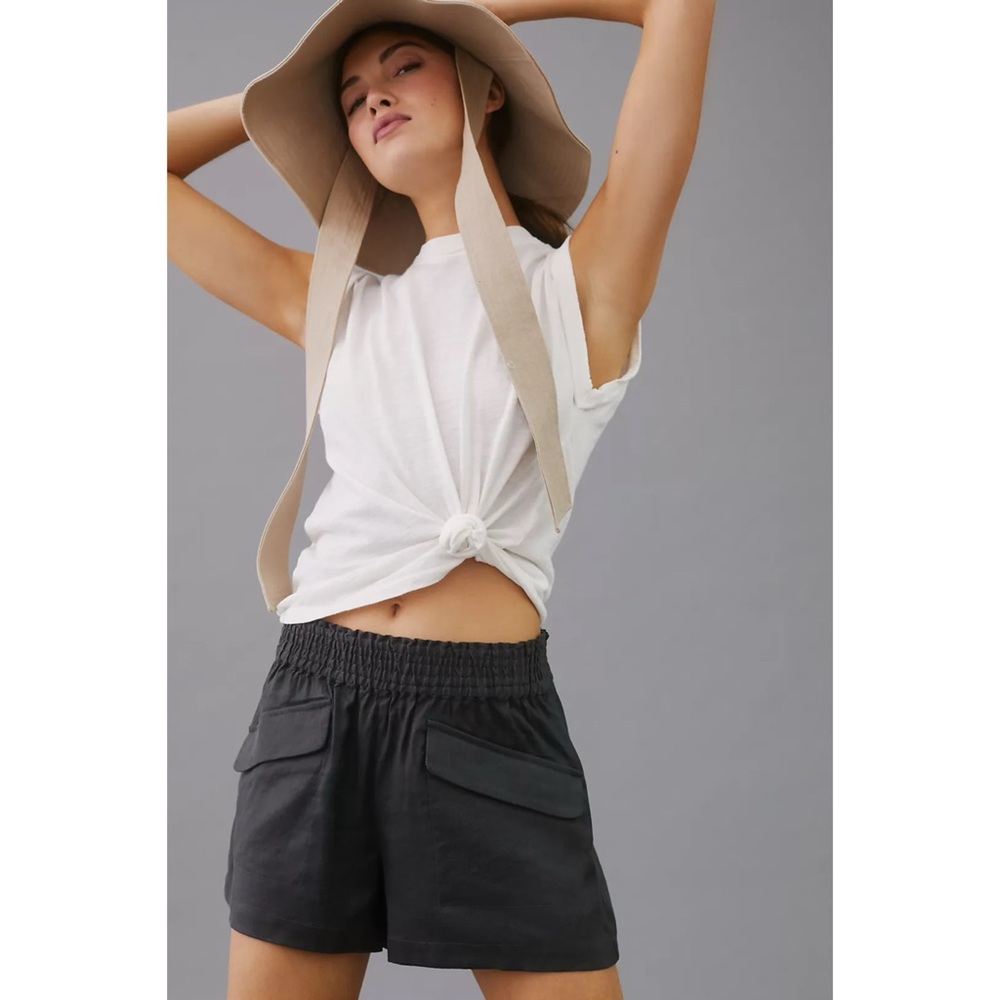 Anthropologie Maeve Linen A-Line Shorts - Size Small